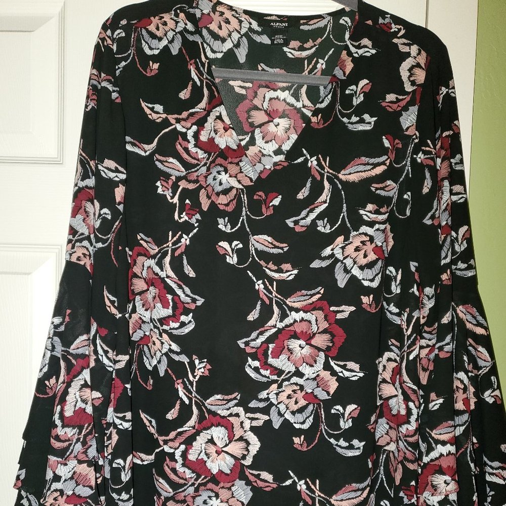 Alfani Bell-Sleeved Blouse